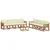 Set vanjskih sofa 9 kom. Prirodna i krem