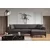 Atelier del Sofa Ugaona garnitura Hamlet 95x77x270cm Tamnosiva