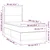 Krevet box spring s madracem LED tamnosmeđi 90x200 cm tkanina