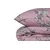 Chicory - Pink Pink Bela Ranforce Posteljina za Dušek