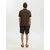 SELECTED Majica SLHMILAN  temno rjava