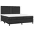 Vidaxl Box spring postelja z vzmetnico črn 180x200 cm umetno usnje