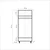 Hanah Home Garderober Stil-123, 90x192x52 cm, Šarena
