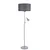 Podna lampa Devin, Siva