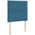 Box spring krevet s madracem plavi 90x190 cm baršunasti