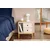Hanah Home Noćni ormarić Glimmer, 45.2 x 50 x 29.5 cm, Krem