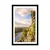 Plakat s paspartujem pogled na reko Labo - 40x60 black