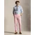 Polo Ralph Lauren Srajca svetlo modra/roza/bela