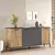 Hanah Home Komoda 160x71,8x40cm Bež-Antracit