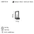 Opviq Zidna lampa Era-73-19, 6x16x2cm, 30cm, IP20, Crno-braon