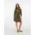 VERO MODA Dolga srajca VMELLY oliva