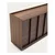 Rjava komoda v orehovem dekorju 200x80x45 cm Onix – Kave Home