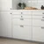 STENSUND Front fioke, bela, 60x20 cm