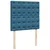 Box spring krevet s madracem plavi 90x200 cm baršunasti