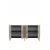 Hanah Home komoda Ilay 150, 150 cm, antracit / travertin / zlatna
