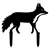 Aberto Design Dekorativna figura Fox 01, 48x50 cm, 1.5 mm