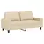 2-dijelni set sofa krem od tkanine