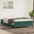 Vidaxl Box spring postelja brez vzmetnico temno zelena 140x210cm žamet