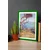 Artrnkdata57 - Zeleni Višebojni Dekorativni Okvir MDF Slika