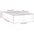 Vidaxl Posteljni okvir brez vzmetnice siv 120x190 cm blago