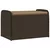 vidaXL Klop z blazino rjava 80x51x52 cm poli ratan