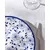 Madame Coco Tanjir za desert Reve Bleu, 25 cm, Plavo-beli