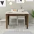 Hanah Home Trpezarijski sto Kiev 506 110x75x72cm Orah