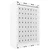 Zidni ormarić za alat u industrijskom stilu metalni sivo-crni