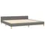 Vidaxl Posteljni okvir brez vzmetnice temno siv 200x200 cm blago