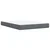 vidaXL Box spring postelja z vzmetnico temno siva 160x200 cm žamet