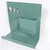Hanah Home metalni zidni organizer Met Gnz-B346, pastelno plava