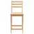 vidaXL Jedilni stoli 2 pcs Naravna 40 x 47,5 x 99,5 cm