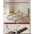 Songmics Posteljni okvir 202x140x110 cm bež