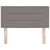 Vidaxl Vzglavje Taupe 100 cm blago