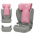 kinderkraft® otroški avtosedež i-spark™ i-size 2/3 (100-150 cm) pink