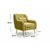 ATELIER DEL SOFA Fotelja Sevilla Armchair Yellow