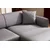 Atelier del Sofa Ugaona garnitura Belissimo 95x67x270cm Siva