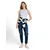 TOM TAILOR DENIM Top  svetlo modra