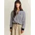 GANT Majica temno modra/bela