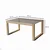 Hanah Home Klub sto Via 85x40x55cm Bež