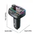 Bluetooth FM RGB Transmiter C14 Qc3.0+Pd, Crni