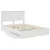 Krevet s od storage Bijelo 140 x 190 cm Konstruirano drvo