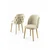 Hanah Home Set stolica Axle, 85x59x146 cm, 6 komada, Krem