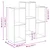 Kreveta Staro drvo 90 x 30 x 90 cm