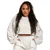 GymBeam Women‘s Bliss Cropped Sweatshirt Grey - BeastPink XS