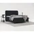 Črna boxspring postelja s prostorom za shranjevanje 140x200 cm Melba – Maison de Reve