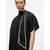 Karl Lagerfeld Bluza črna/bela