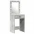Toaletni stol s vratima Siva 50 x 41 x 135 cm Konstruirano drvo