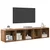 Set TV stalka Zidne 2 pcs Staro drvo Konstruirano drvo