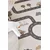 Conceptum Hypnose Tepih Bohem Kids Road, 200x290 cm, Sivi